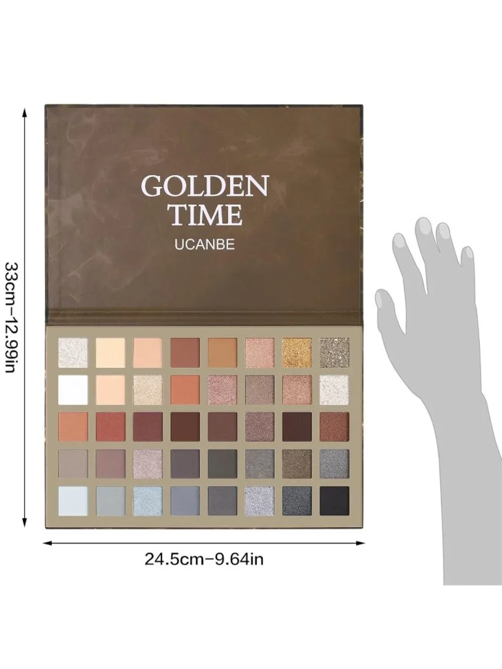 Women's Palette 2 40 Color Eyeshadow Matte Shimmer Pigmented Powder Makeup Kit